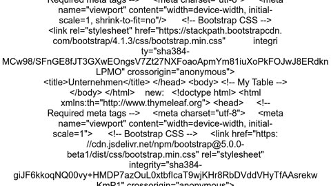 Springboot Thymeleaf Failure by parsing a template