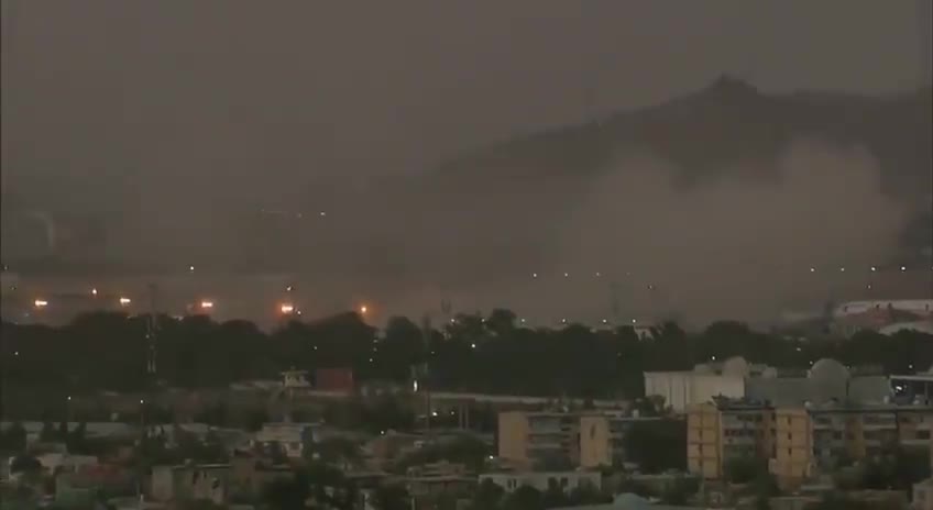 SHOCKING Video Shows MASSIVE Explosion at Kabul Airport