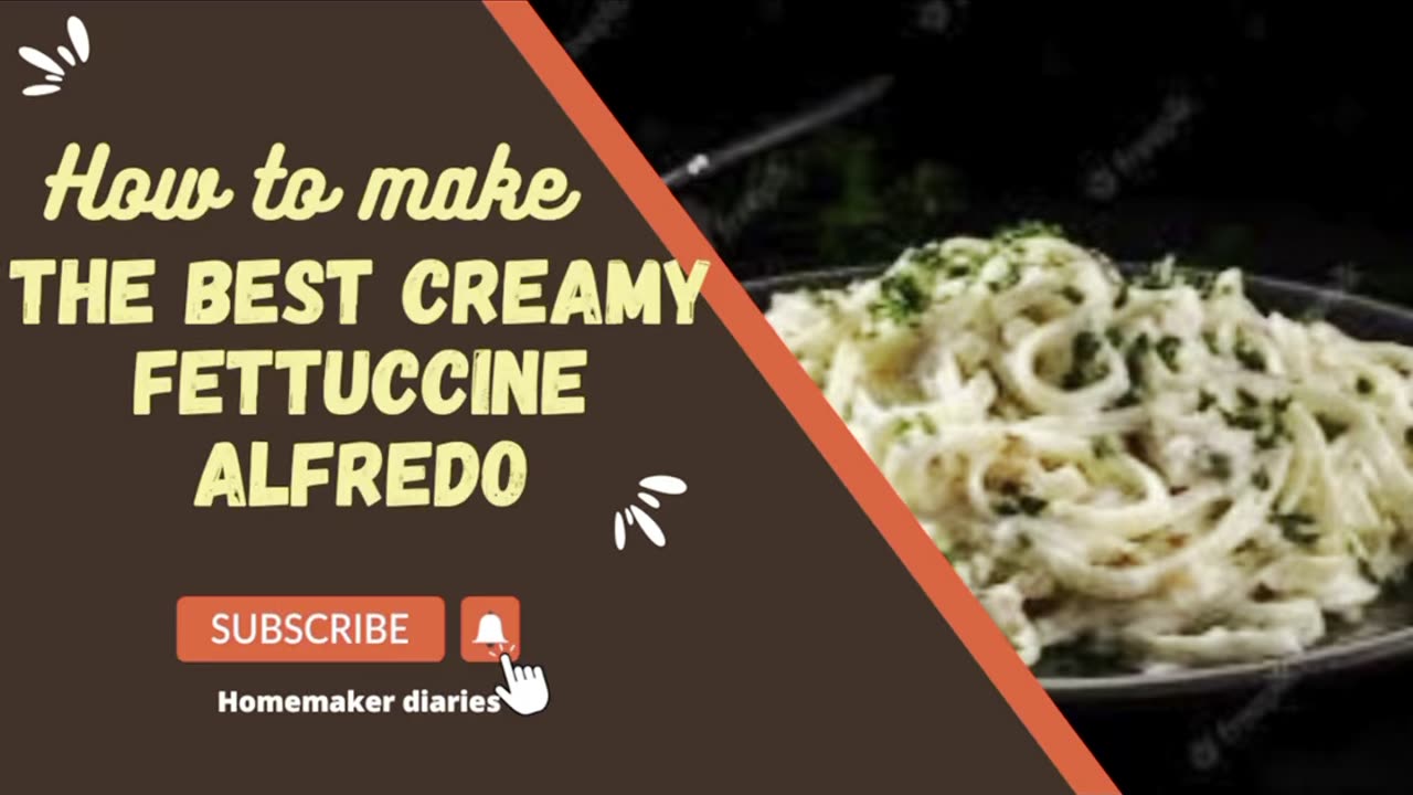 How to make the BEST CREAMY FETTUCCINE ALFREDO PASTA without using cream |Fast and easy pasta recipe