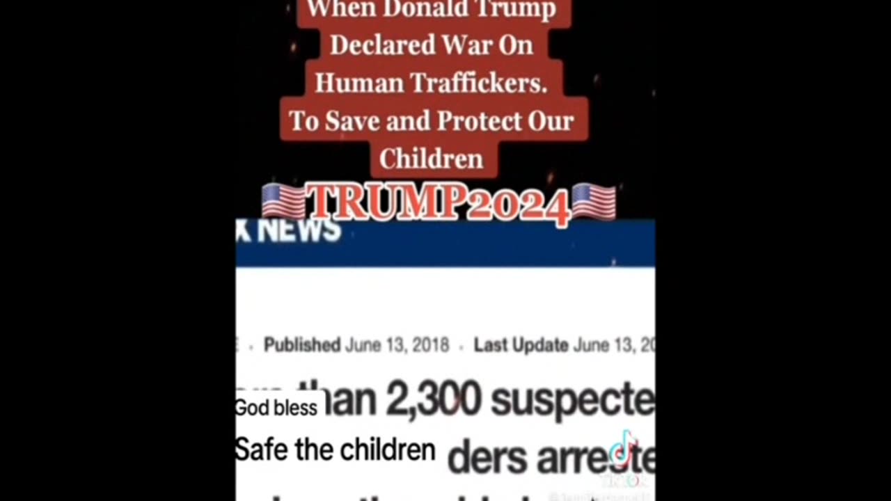 Trump Declared War On Human Traffickers