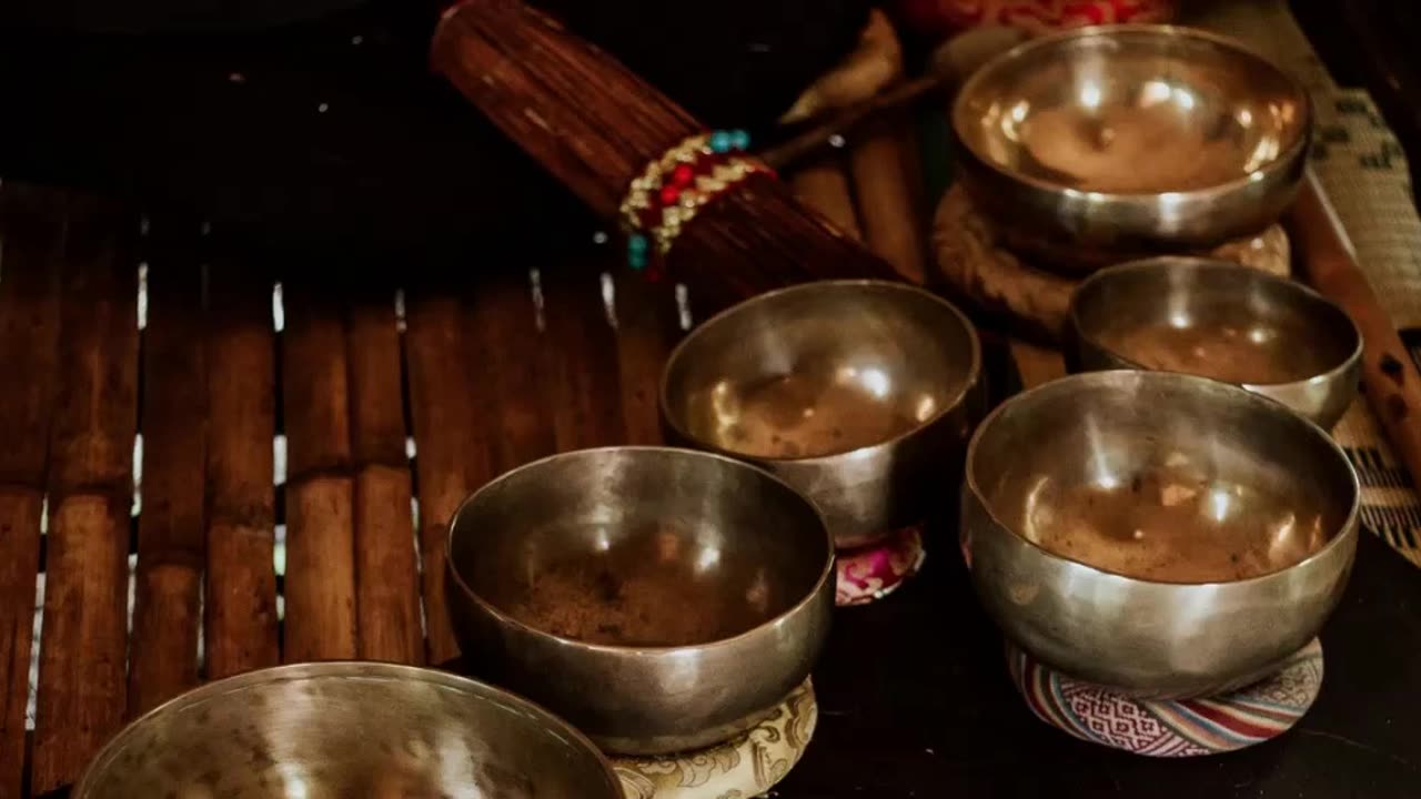 Calm relaxing ★ Tibet singing bowls meditation