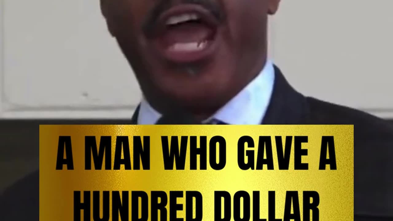 Pastor Gino Jennings - A Man Who Gave A Hundred Dollar Bill