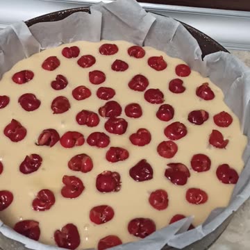 Cherry Pie ready for baking