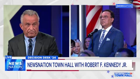 RFK Jr. Saying I'm anti-vaccine is 'way of silencing me' RFK Jr. Town Hall FULL INTERVIEW