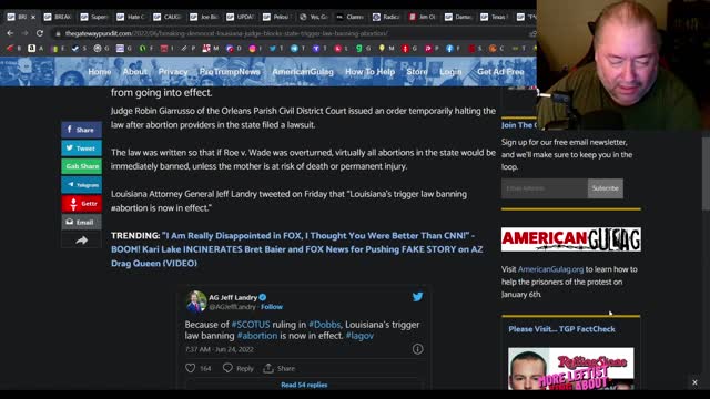 A democrat judge thinks they can stop a Louisiana from enacting their trigger law
