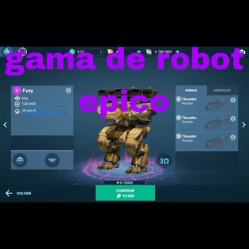 Gama de todos los robots en war robots