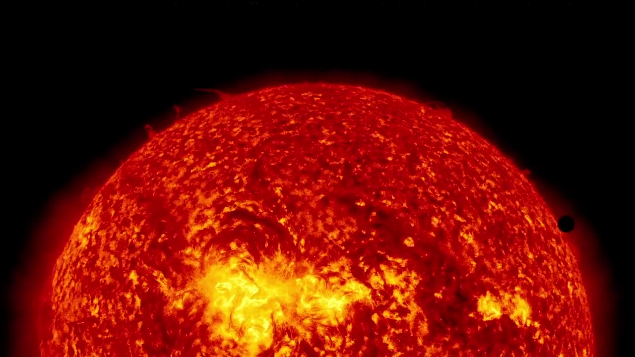 Nasa SDO's Ultra-Hight Defination View Of 2023 Venus Transit 😱