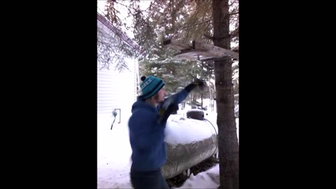 Combos on the homemade speedbag setup