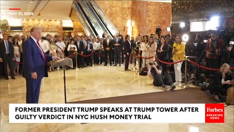 This Cant Be Allowed To Happen To Other Presidents- Trump Speaks Out On Guilty Verdict