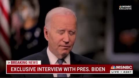 Biden falls asleep during TV interview