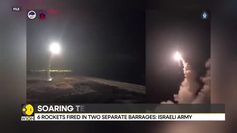 Israeli Army: 6 rockets fired in two separate barrages | Latest World News | English News | WION