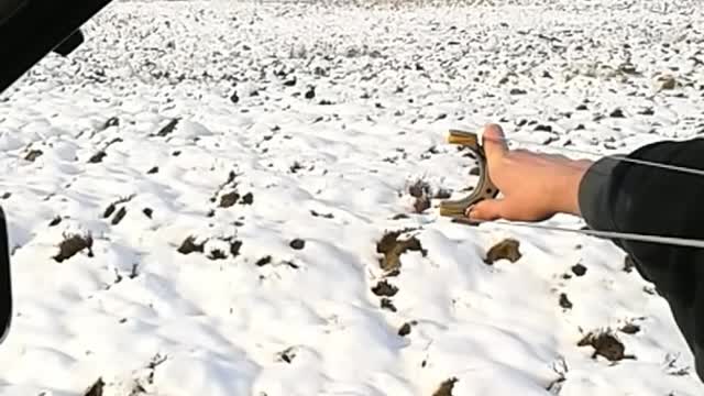 Sniping the traditional way from inside the car