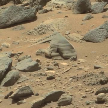 Mars Rover Curiosity SOL 1402 #shorts