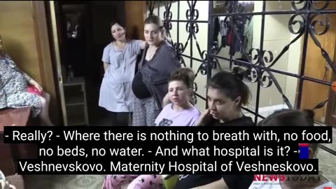 Ukraine war - Pregnant woman said : Russia is defending us