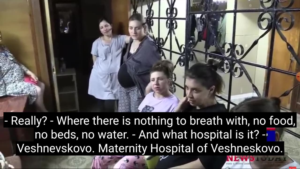 Ukraine war - Pregnant woman said : Russia is defending us