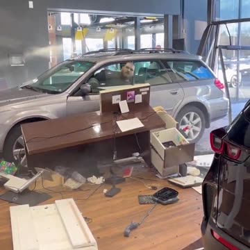 Man Drove Newly Purchased Car into Sandy Dealership After Being Denied Refund.