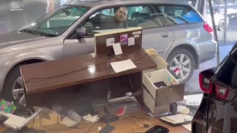 Man Drove Newly Purchased Car into Sandy Dealership After Being Denied Refund.