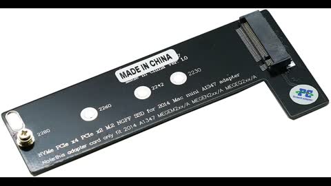 Review: Sintech M.2 NGFF NVMe SSD Card for Upgrade Mac Mini Late 2014 Year A1347 MEG Series(Onl...