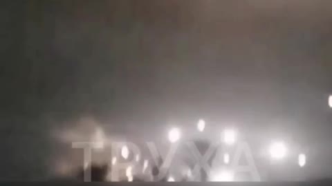 Locals enthusiastically comment on the Russian strike in Kharkov region.