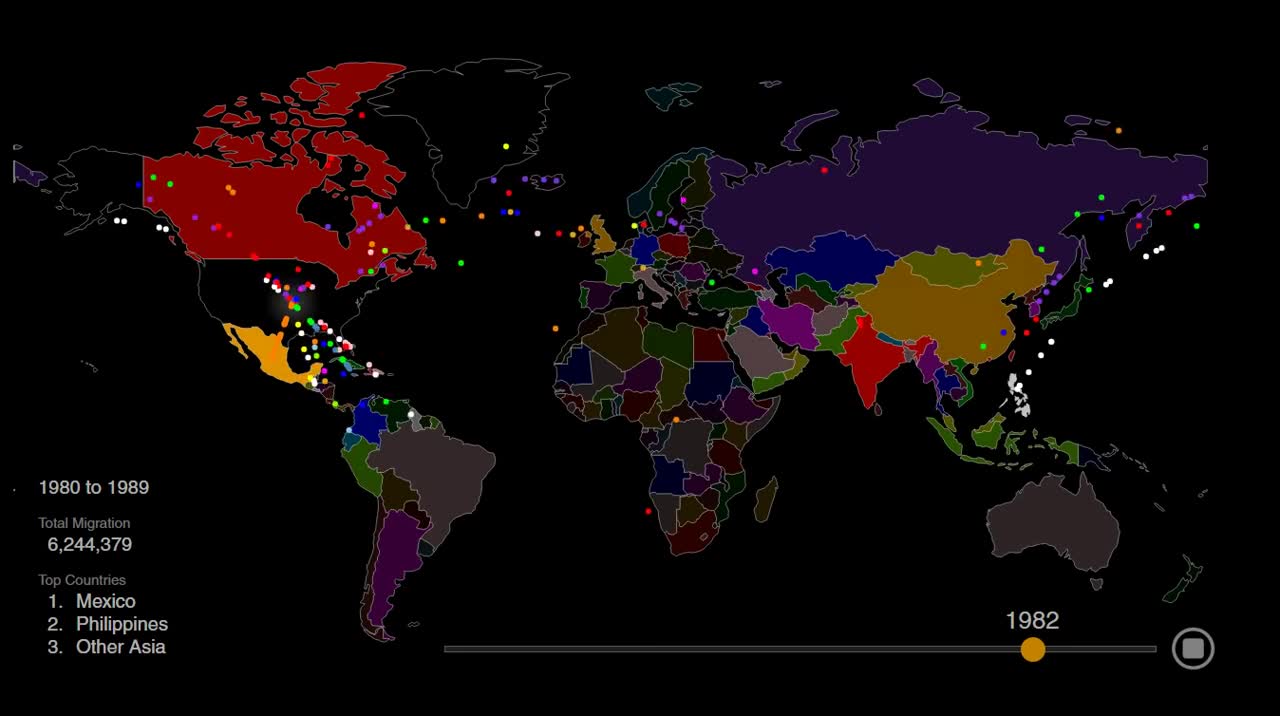 Here is Everyone Who Has Emigrated to the United States Since 1820