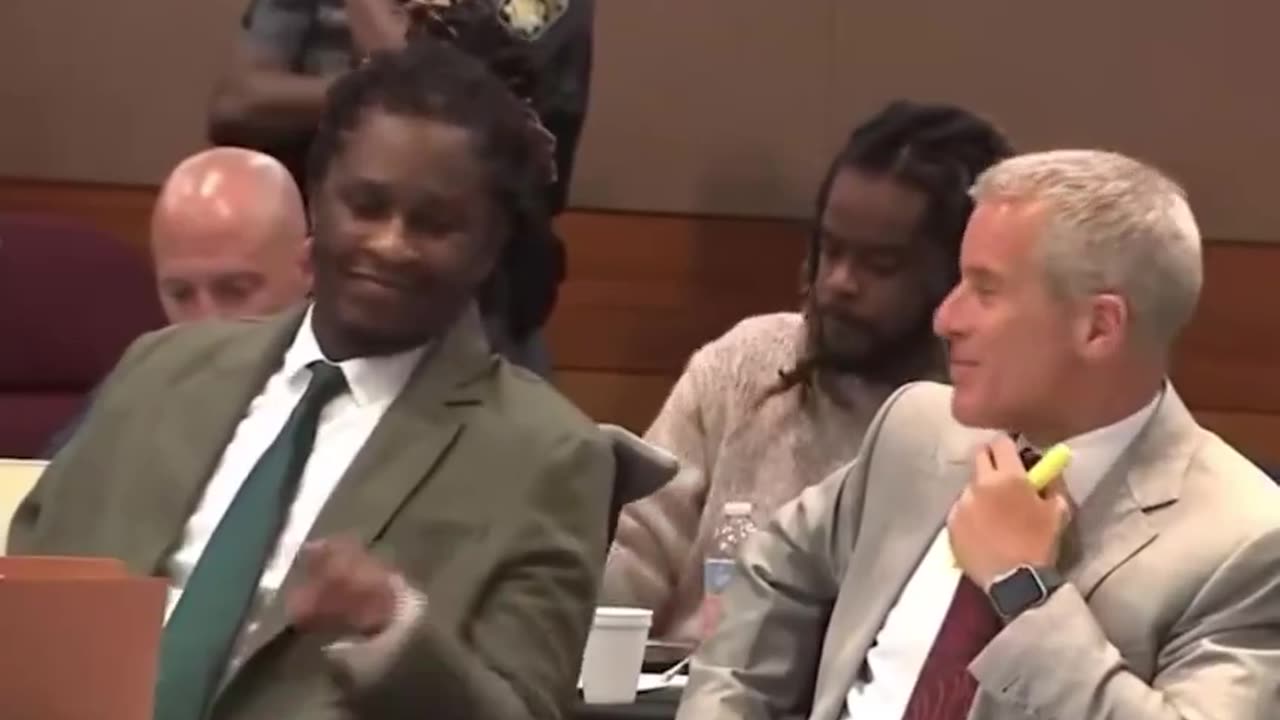 Young Thug was gassing up his own flow during court