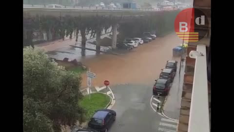 Graves inundaciones en el Baix Llobregat