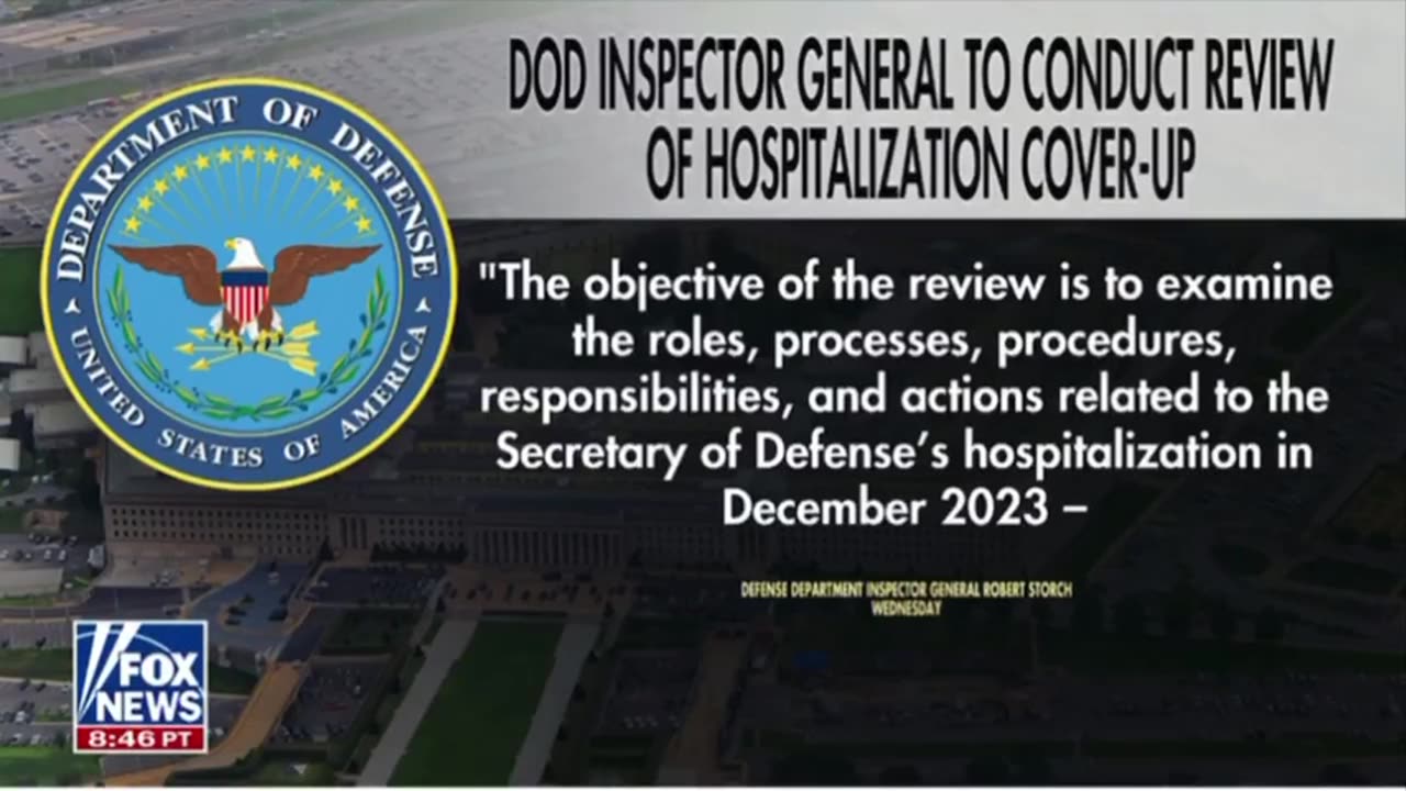 DOD Decides To Investigate Sec Austin's Hospitilization Absence