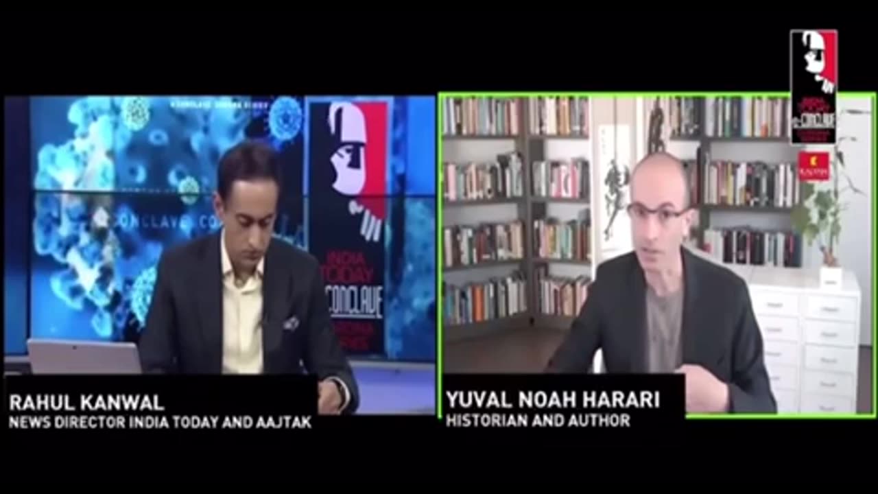 Yuval Noah Harari states that governments want to know what is happening under your skin