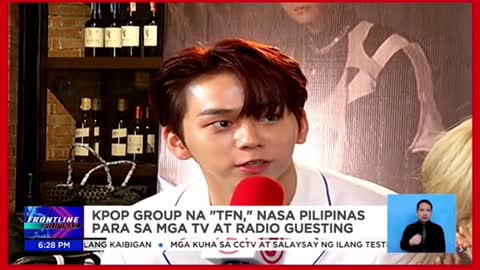 K-pop group na "TFN,"”。nasa Pilipinas para sa mga TV, radio guesting