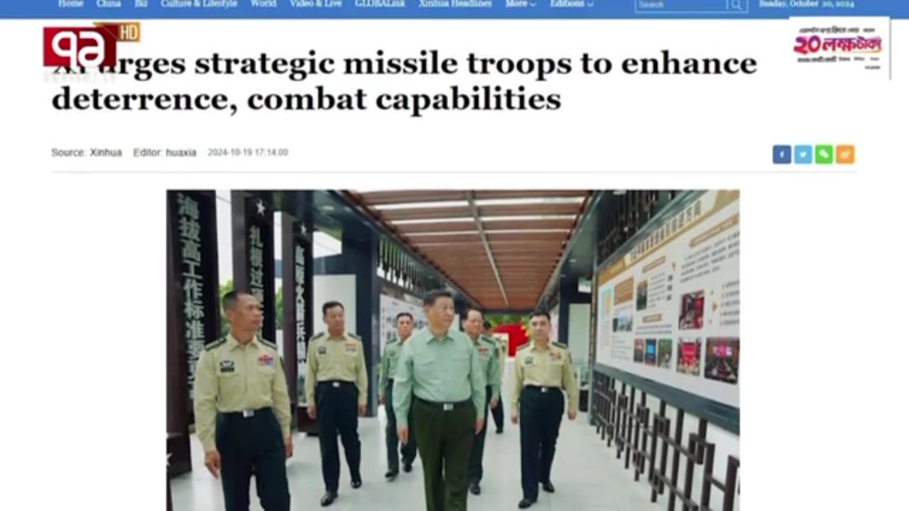 China's President ordered the preparation of thousands of missiles China's Military Power