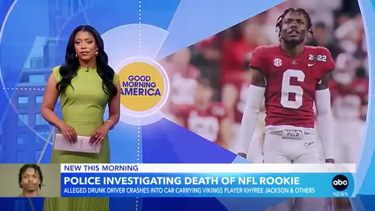 NFL rookie dies in car crash with suspected drunk driver, police say ABC News