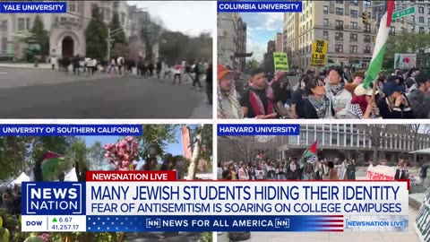 44% of students 'rarely' or 'never' feel safe identifying as Jewish: Survey | NewsNation Live