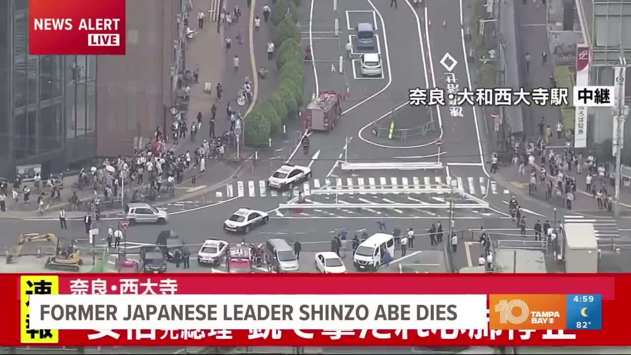 Shinzo Abe, former Japan prime minister and longest-serving leader, dead after being shot in attack