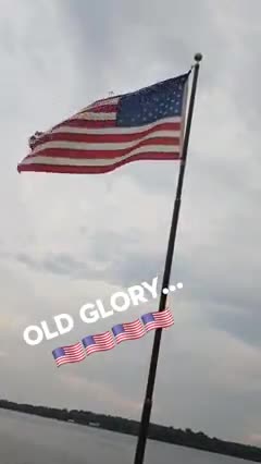 Old Glory Flying with POWER!