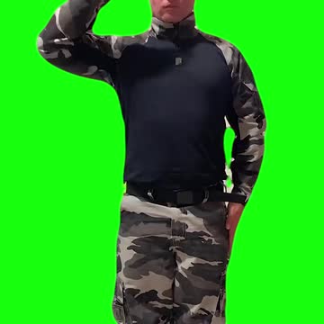 Brazilian Solider Dancing | Green Screen #shorts