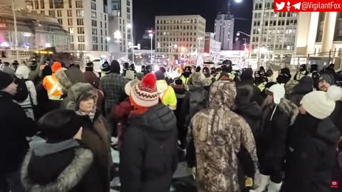 Protesters in Ottawa are refusing to back down in the face of tyranny 🇨🇦