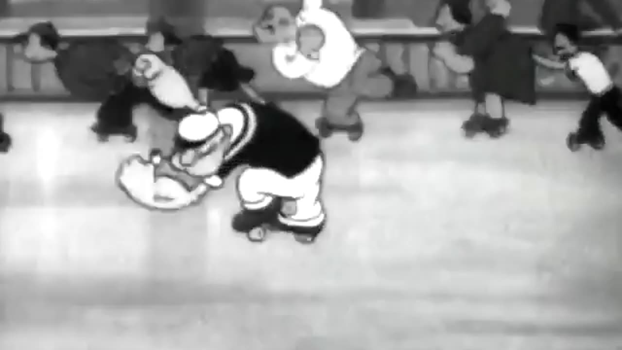 A Date to Skate | Popeye the Sailor Man | Popeye Cartoon