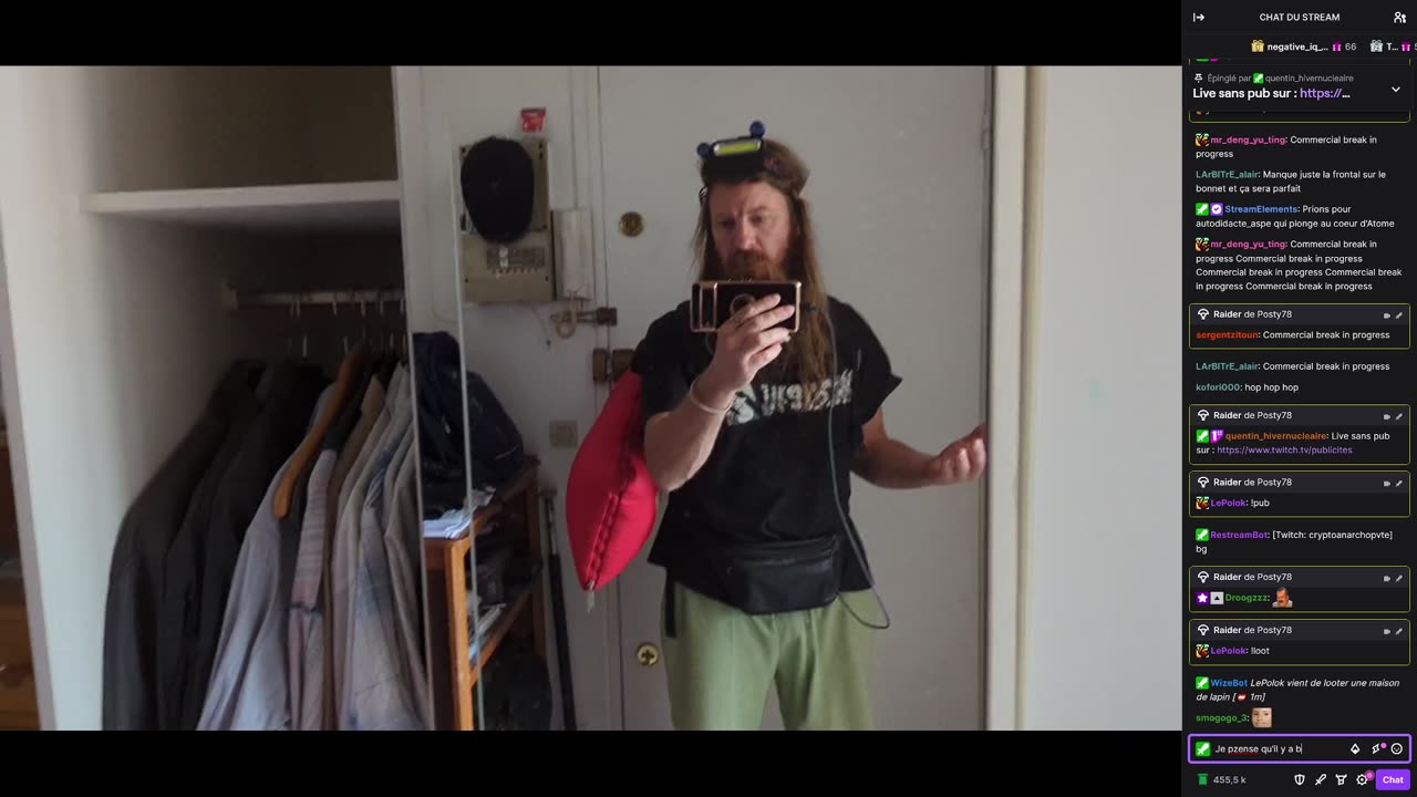 2023-07-07 (10bis) - Départ de l'autodisquat - Twitch Decheterie (version avec chat)