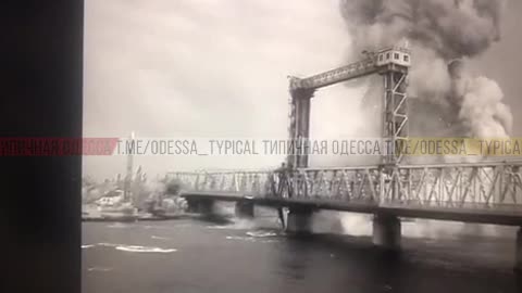 Ruské rakety udeřily na most u Oděsy který sloužil jako zásobovací tepna pro ukrajinské jednotky