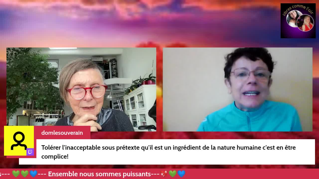 R-évolution canapé 20/12 Bilan du Boycott Bleu avec Jocelyne & Ma j