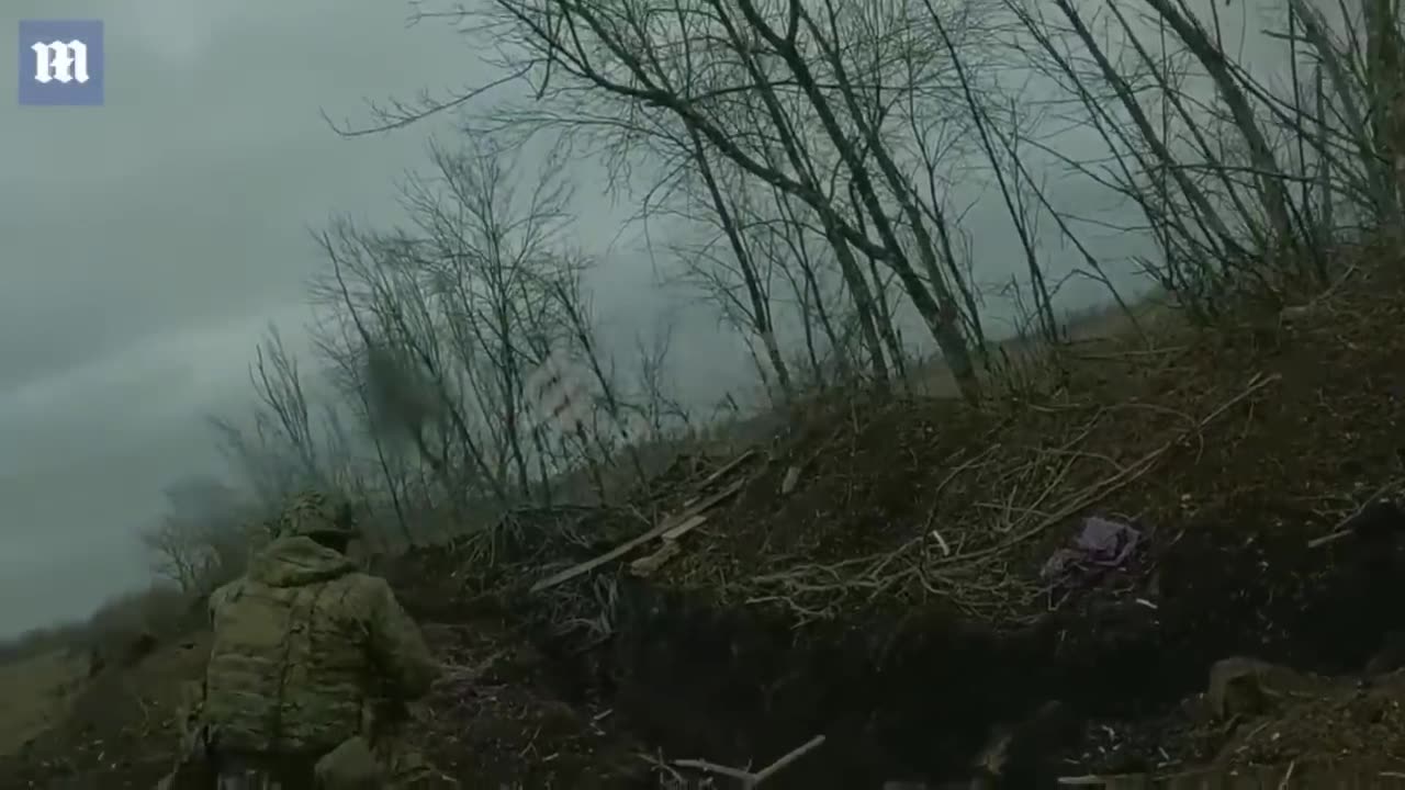Ukrainian soldiers storm Russian trench in terrifying video of assault on Wagner in Bakhmut
