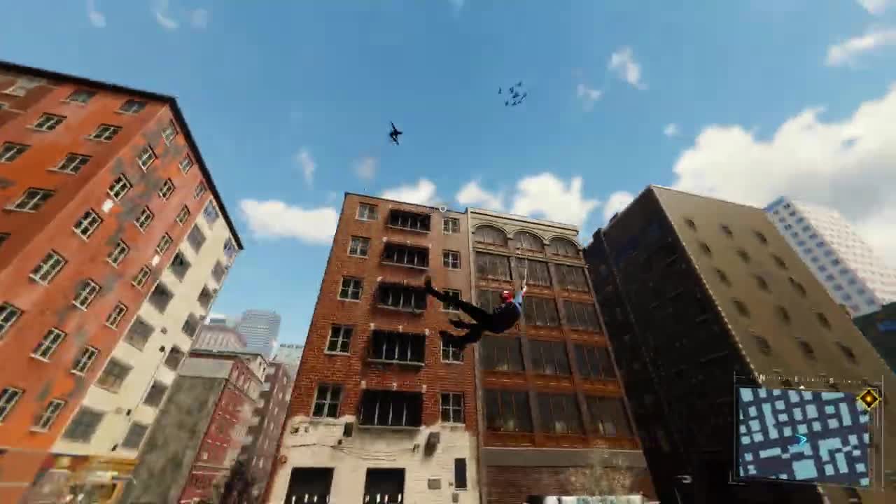 Marvel's Spider-Man 2 Peter and Miles Web Swinging