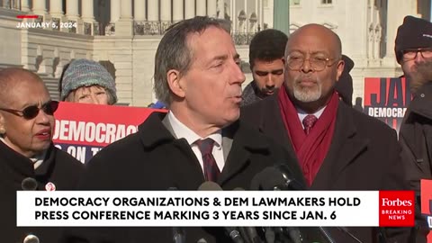 BREAKING NEWS: Anti-Israel Protestors Interrupt Jamie Raskin During Jan. 6 Press Conference