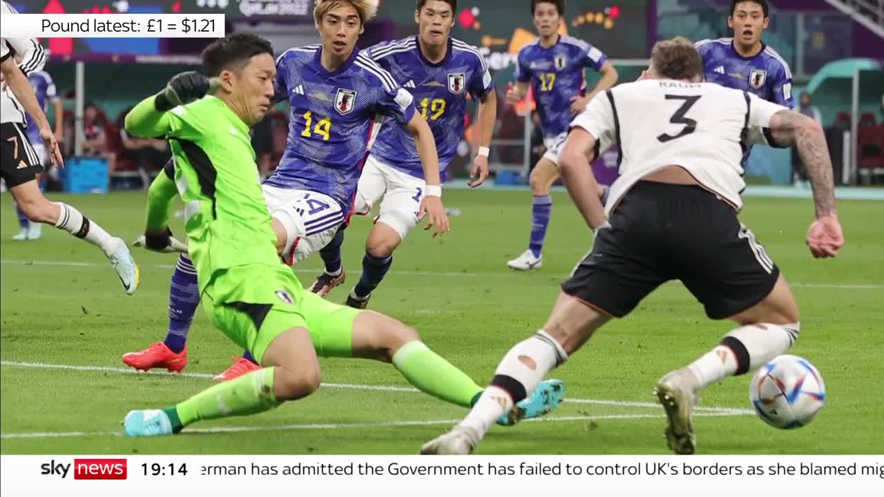 Japan beat Germany in second World Cup shock result