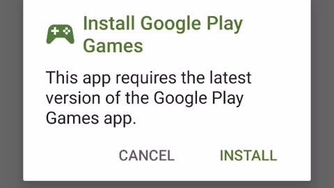 Google play games "Old update version 2020.06.19386 (319222177.319222177-000400) outdate" attention