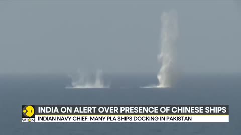 Chinese vessels in india ocean , indian navy on alert