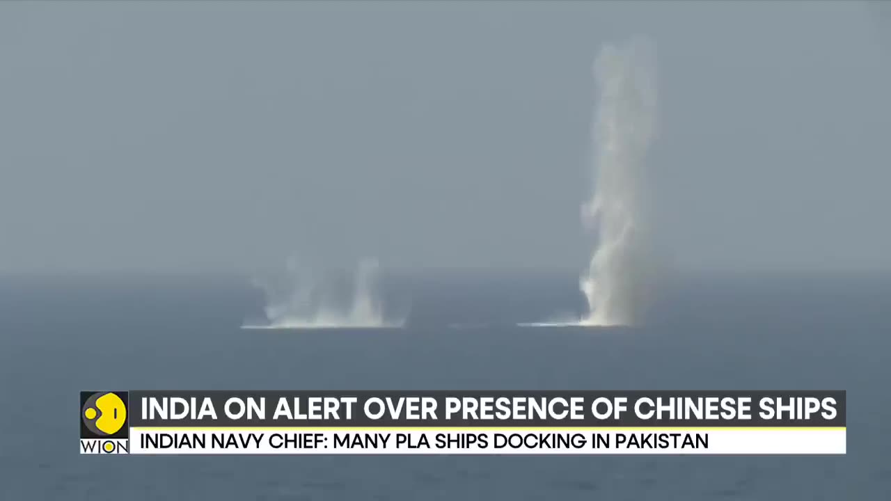 Chinese vessels in india ocean , indian navy on alert