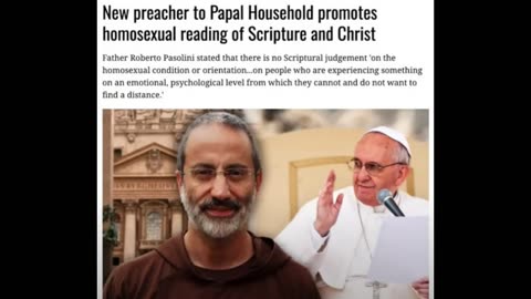 Pope Francis’ new preacher Fr.Roberto Pasolini promotes homosexual reading of Scripture and Christ