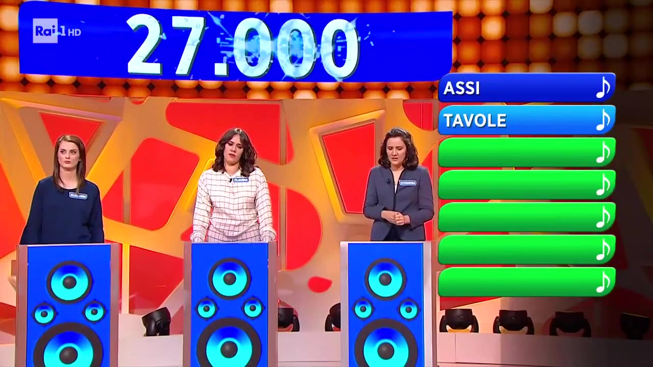 RAIUNO - Reazione a Catena-La Catena Musicale del 23/10/2023