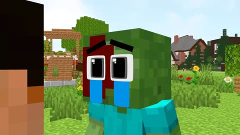 Monster School Father Zombie and Baby Zombie Become Ugly - Minecraft Animation